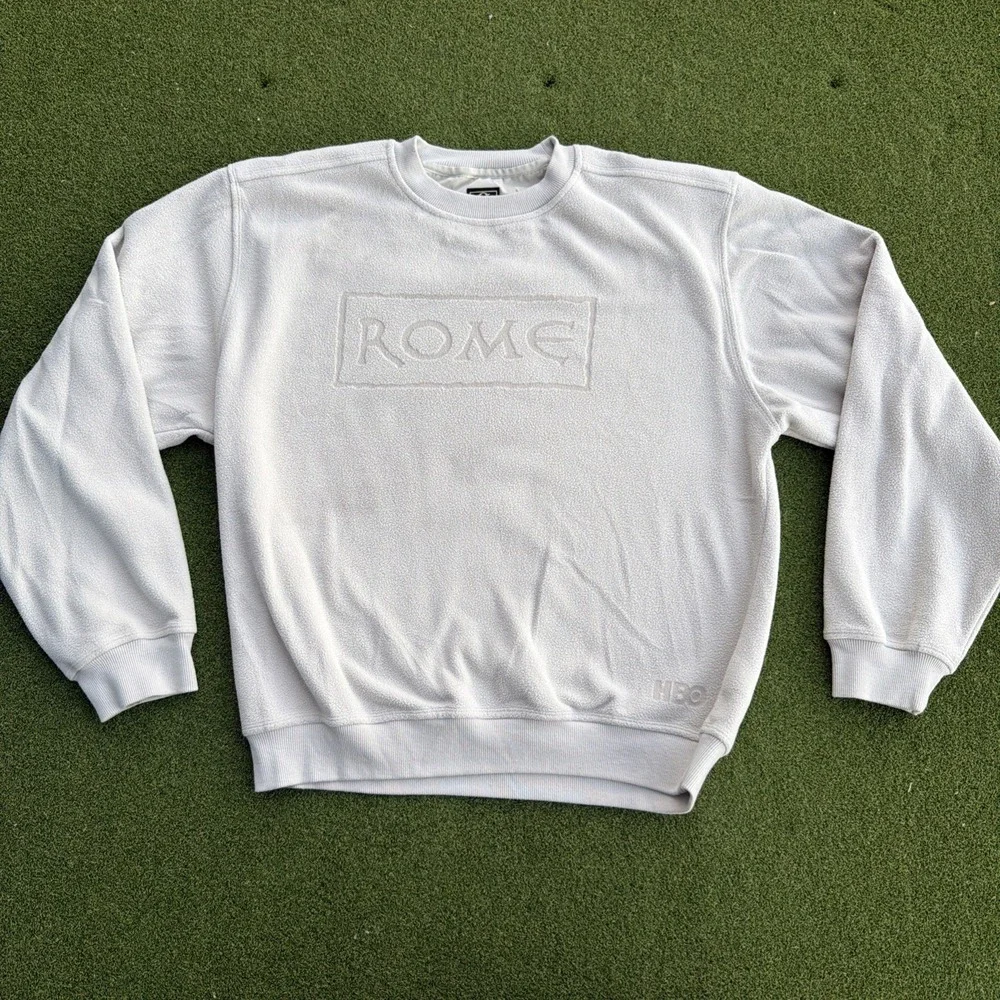 Rome HBO TV Show Cast Crew Sweatshirt Vintage 2005 Size Medium